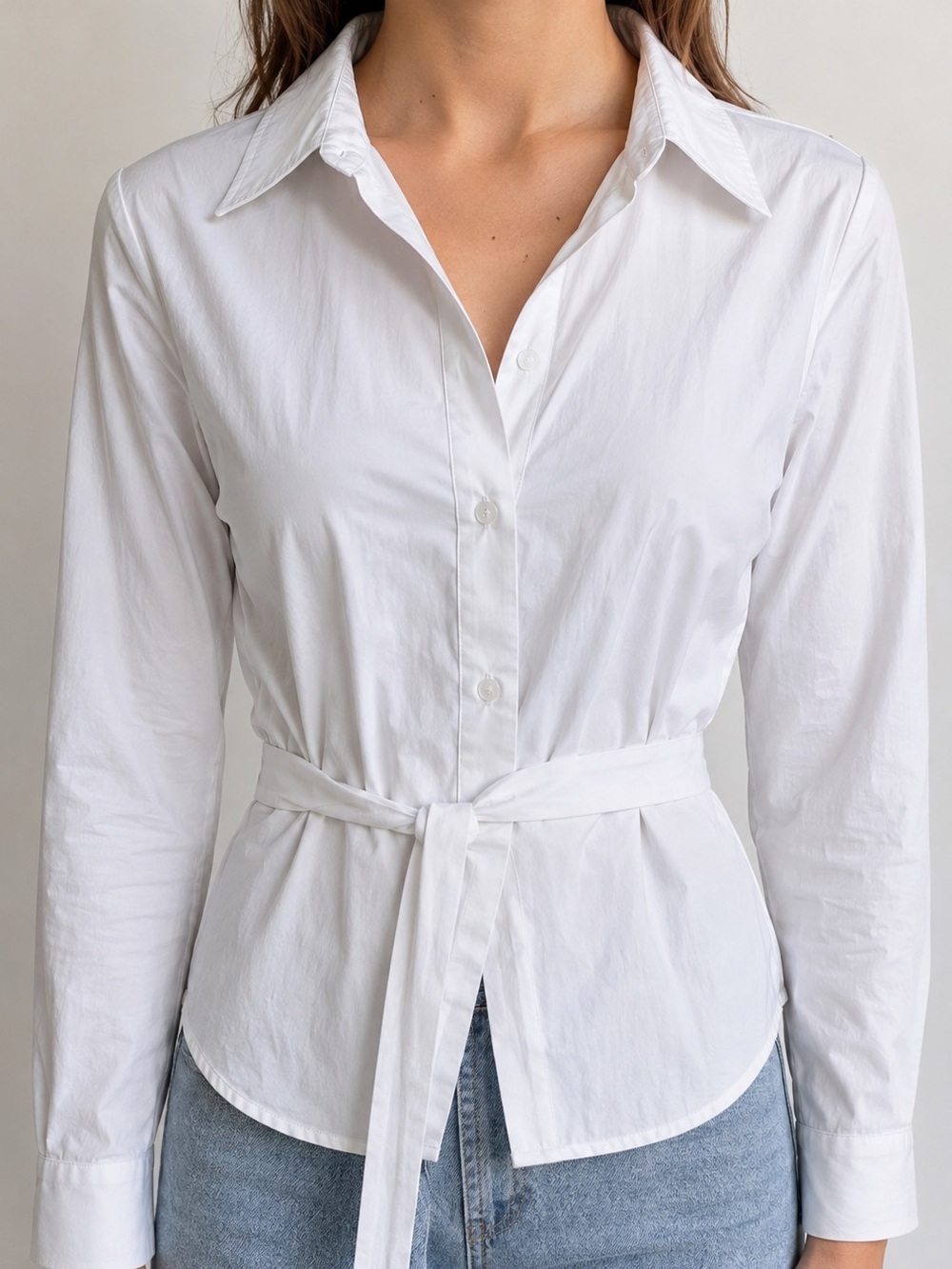 Forever 21 S Peplum Button Down Shirt